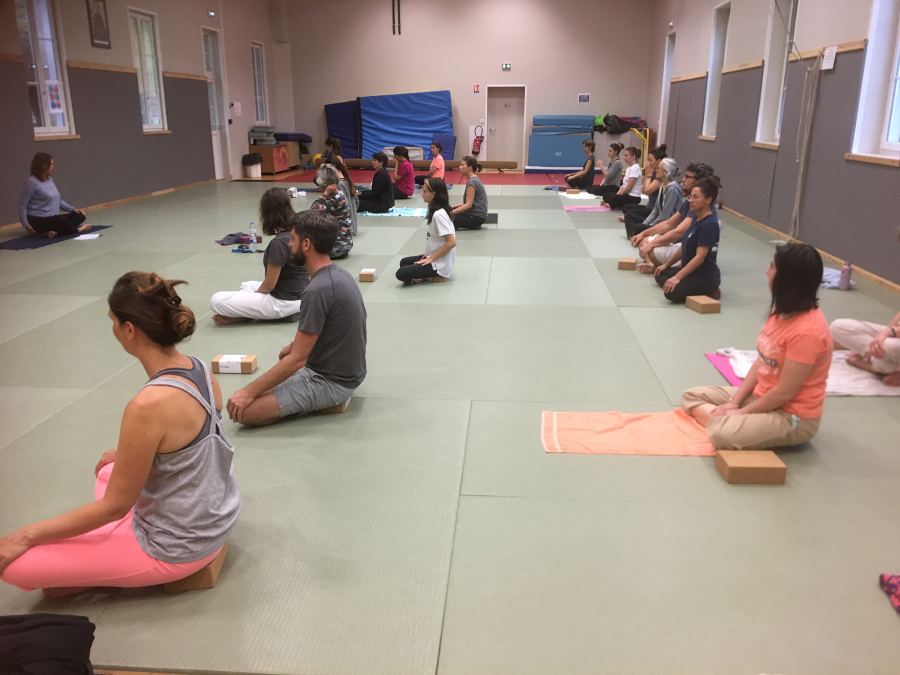 Cours de yoga à la salle Félix